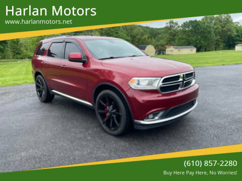 2014 Dodge Durango for sale at Harlan Motors in Parkesburg PA