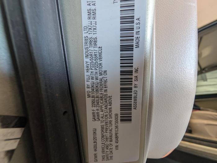 2006 Subaru Outback