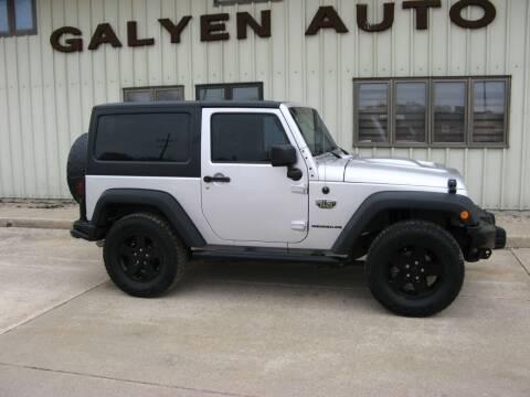 2012 Jeep Wrangler for sale at Galyen Auto Sales in Atkinson NE