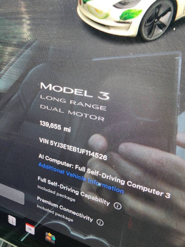2018 Tesla Model 3 Long Range