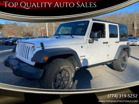 2017 Jeep Wrangler Unlimited for sale at Top Quality Auto Sales in Westport MA