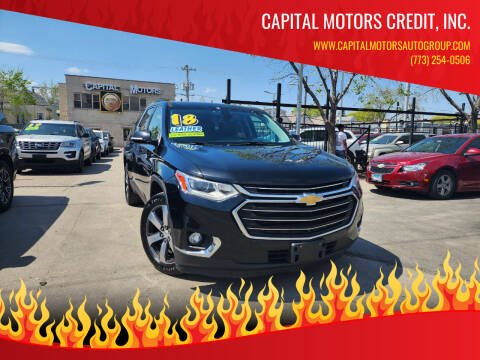 2018 Chevrolet Traverse for sale at Capital Motors Credit, Inc. in Chicago IL