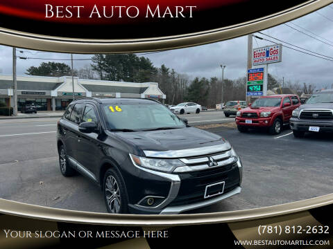 2016 Mitsubishi Outlander for sale at Best Auto Mart in Weymouth MA