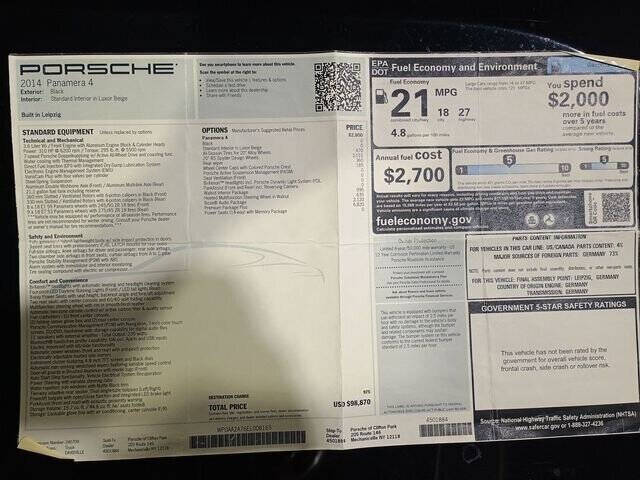 2014 Porsche Panamera 8