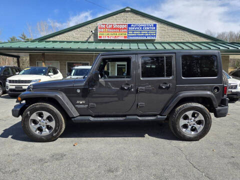 2017 Jeep Wrangler Unlimited for sale at The Car Shoppe in Queensbury NY