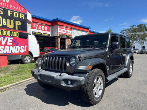 2018 Jeep Wrangler Unlimited for sale at HW Auto Wholesale in Norfolk VA
