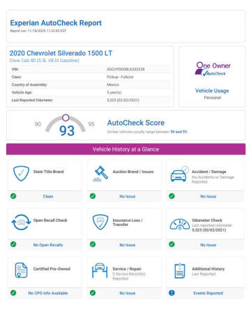 2020 Chevrolet Silverado 1500