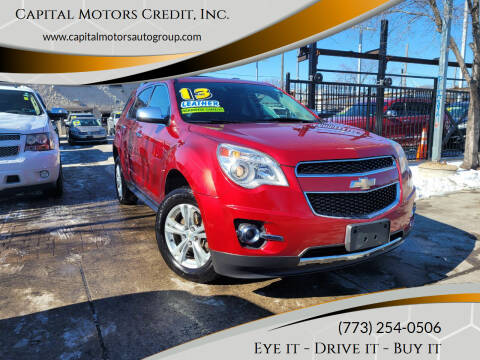 2013 Chevrolet Equinox for sale at Capital Motors Credit, Inc. in Chicago IL