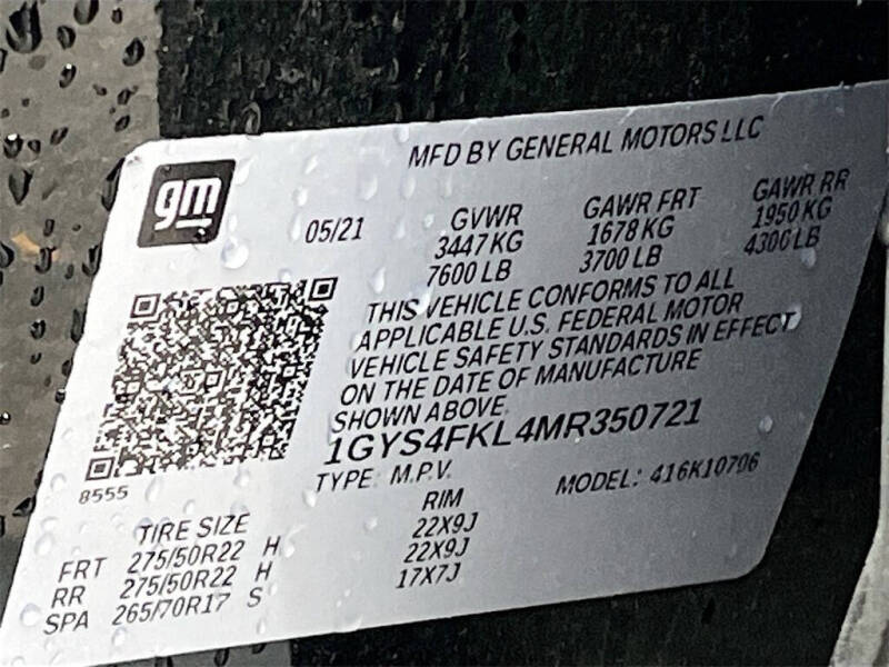 2021 Cadillac Escalade Sport