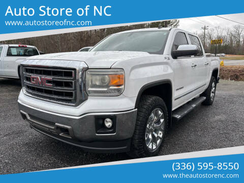 2014 GMC Sierra 1500 for sale at Auto Store of NC in Walnut Cove NC