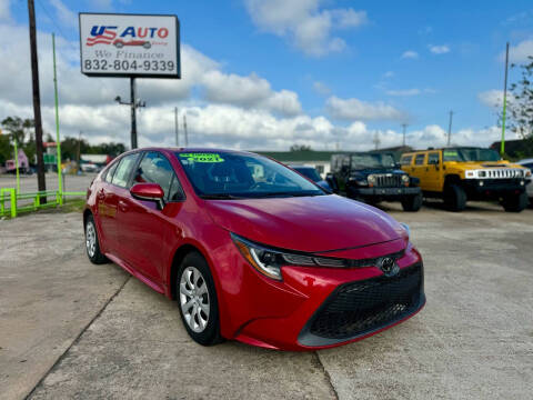 2021 Toyota Corolla for sale at US Auto Group in South Houston TX