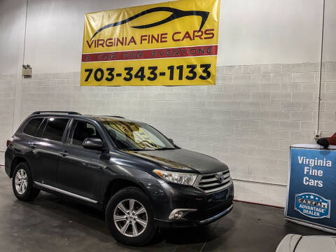 2011 Toyota Highlander for sale at Virginia Fine Cars in Chantilly VA