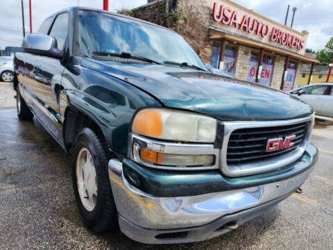 2001 GMC Sierra 1500 for sale at USA Auto Brokers in Houston TX