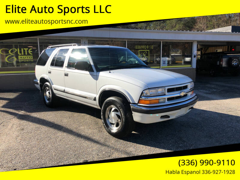 1999 Chevrolet Blazer for sale at Elite Auto Sports LLC in Wilkesboro NC