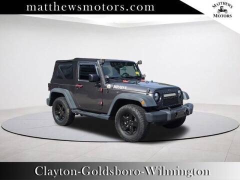 2017 Jeep Wrangler for sale at Auto Finance of Raleigh in Raleigh NC