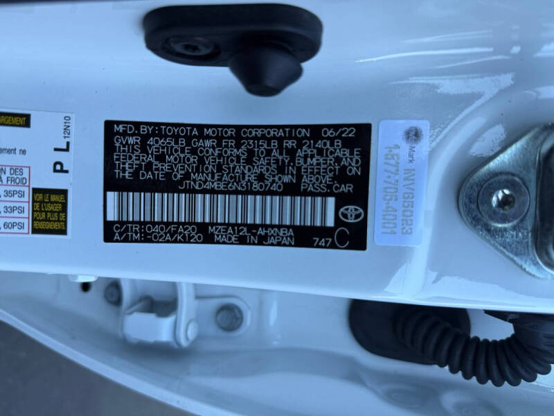 2022 Toyota Corolla Hatchback SE