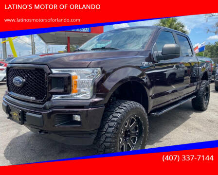 2018 Ford F-150 for sale at LATINO'S MOTOR OF ORLANDO in Orlando FL