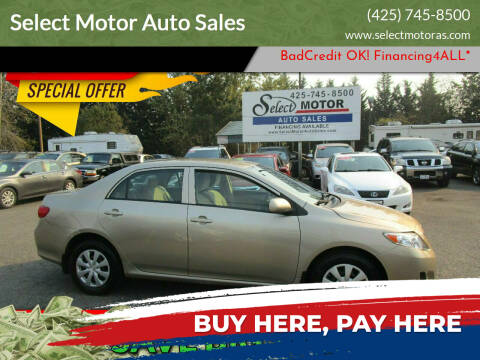 2010 Toyota Corolla for sale at Select Motor Auto Sales in Lynnwood WA