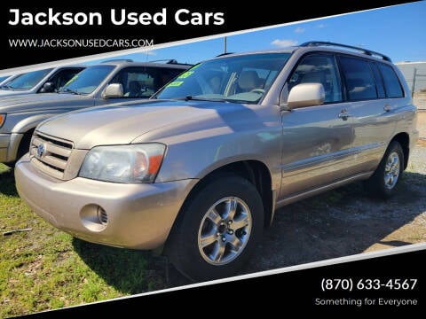 2004 Toyota Highlander for sale at Jackson Used Cars in Forrest City AR