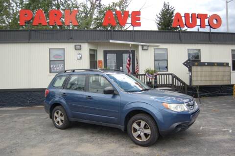 2012 Subaru Forester for sale at Park Ave Auto Inc. in Worcester MA