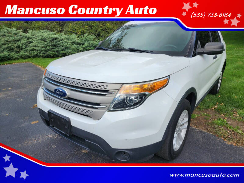 2015 Ford Explorer for sale at Mancuso Country Auto in Batavia NY