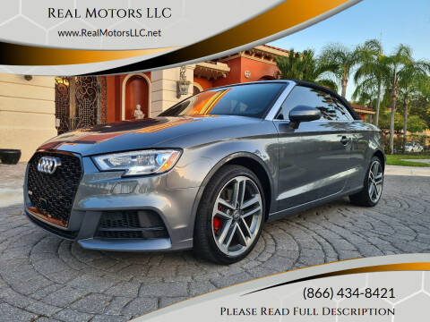 2017 Audi A3 for sale at Real Motors LLC in Clearwater FL