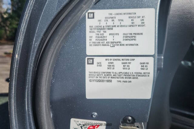 2003 Chevrolet Corvette