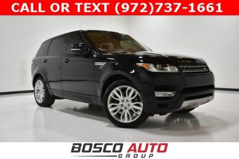 2017 Land Rover Range Rover Sport for sale at Bosco Auto Group in Flower Mound TX