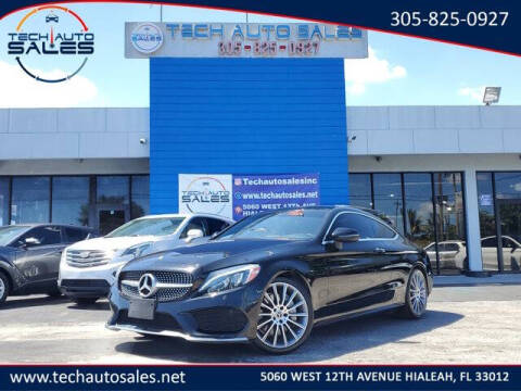 2018 Mercedes-Benz C-Class for sale at Tech Auto Sales in Hialeah FL