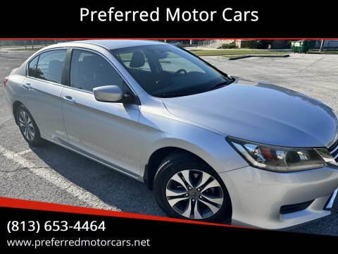 2013 Honda Accord for sale at Preferred Motor Cars in Valrico FL