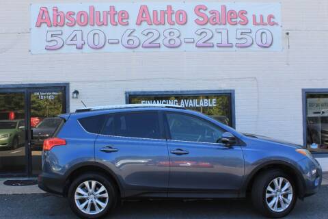 2014 Toyota RAV4 for sale at Absolute Auto Sales in Fredericksburg VA