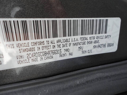 2017 Dodge Grand Caravan SXT