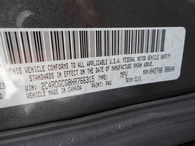 2017 Dodge Grand Caravan SXT