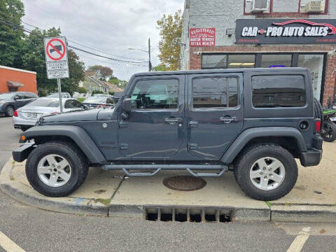 2016 Jeep Wrangler Unlimited for sale at CAR PRO AUTO SALES in Uniondale NY