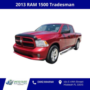 2013 RAM 1500 for sale at United Quest Auto Inc in Hialeah FL