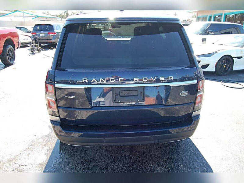 2018 Land Rover Range Rover HSE