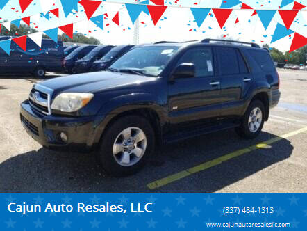 2008 Toyota 4Runner for sale at Cajun Auto Resales, LLC in Lafayette LA