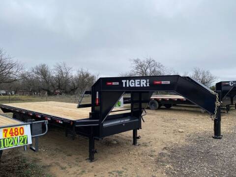2024 TIGER  - Flatbed Gooseneck Trailer - for sale at LJD Sales in Lampasas TX