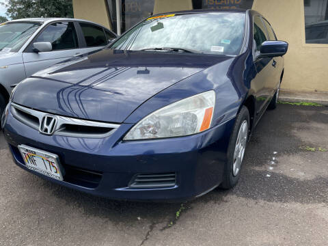 2006 Honda Accord for sale at PACIFIC ISLAND AUTO SALES in Wahiawa HI