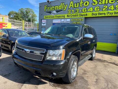 2008 Chevrolet Tahoe for sale at Friendly Auto Sales in Detroit MI