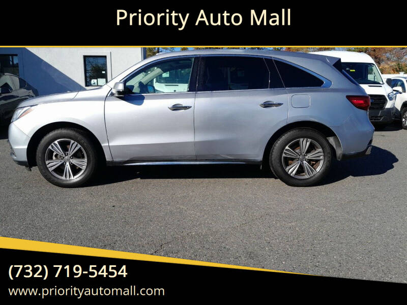2019 Acura MDX for sale at Mr. Minivans Auto Sales - Priority Auto Mall in Lakewood NJ