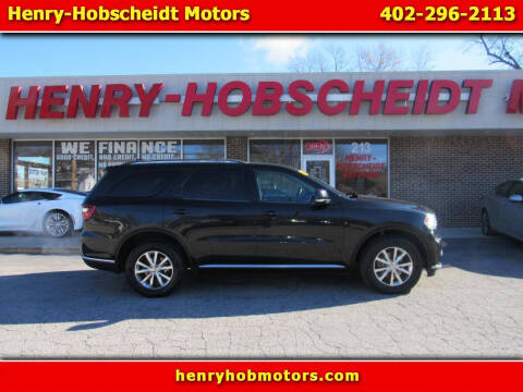 2016 Dodge Durango for sale at Henry-Hobscheidt Motors in Plattsmouth NE