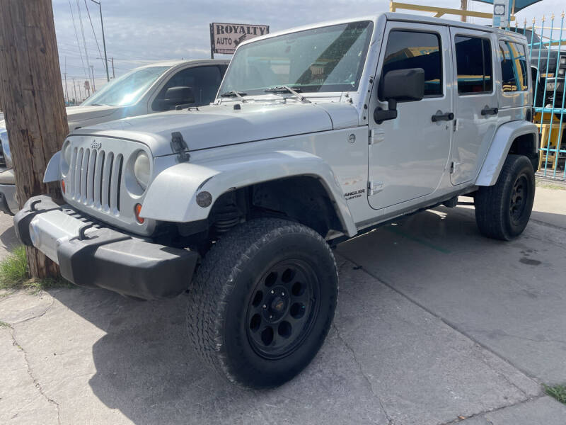 2012 Jeep Wrangler Unlimited for sale at Borrego Motors in El Paso TX