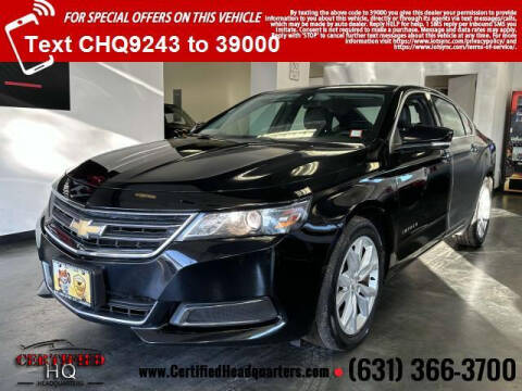 2016 Chevrolet Impala for sale at CERTIFIED HEADQUARTERS in Saint James NY