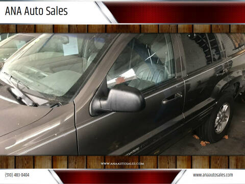 2000 Jeep Grand Cherokee for sale at ANA Auto Sales in San Leandro CA