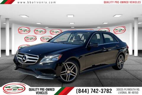 2016 Mercedes-Benz E-Class for sale at Best Bet Auto in Livonia MI
