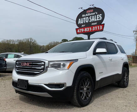2017 GMC Acadia for sale at McAllister's Auto Sales LLC in Van Buren AR
