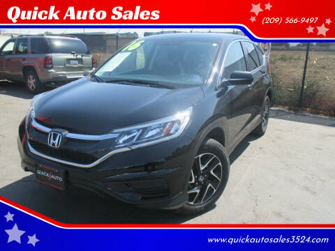 2016 Honda CR-V for sale at Quick Auto Sales in Ceres CA
