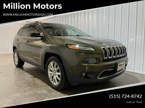 2014 Jeep Cherokee for sale at Million Motors in Adel IA