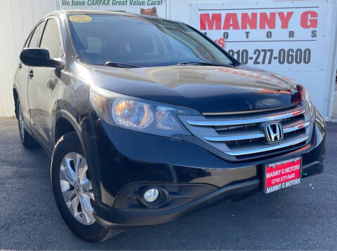 2013 Honda CR-V for sale at Manny G Motors in San Antonio TX